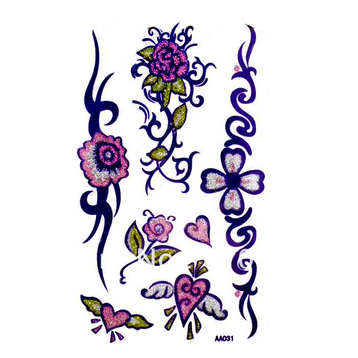 Flower Tattoo Foot Promotion-Online Shopping for Promotional ...