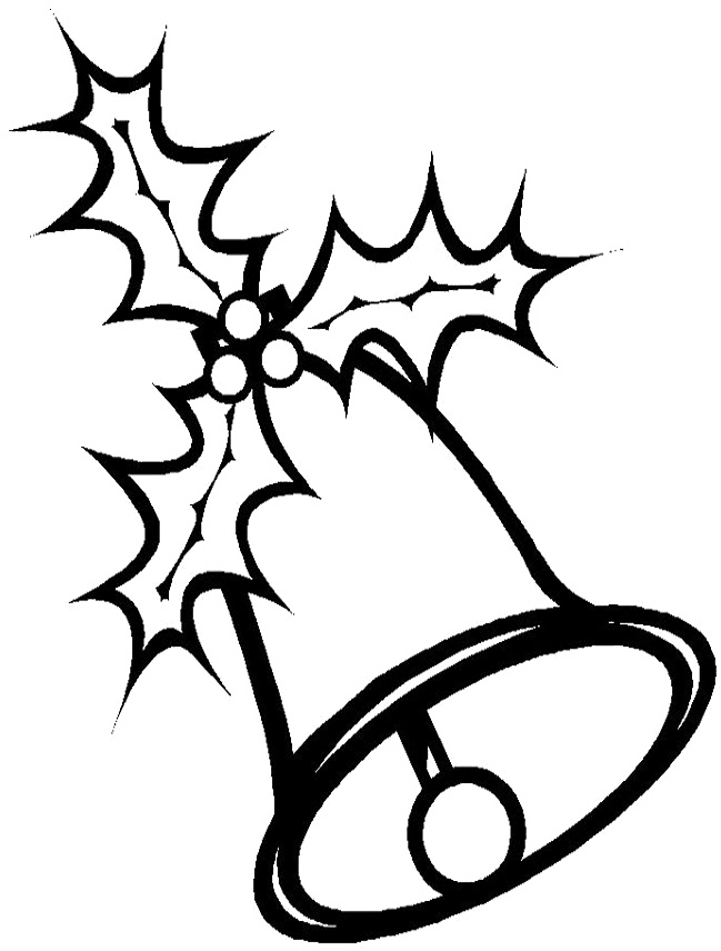 Decoration Bell Christmas Coloring Pages - Christmas Coloring ...