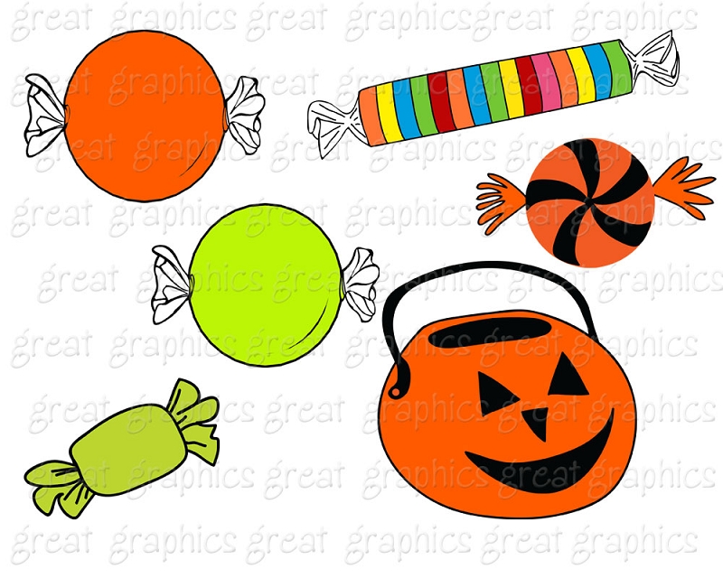 printable halloween candy clip art