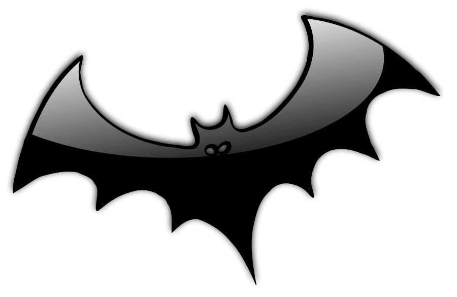 Glossy Bats Halloween Art Clipart, vector clip art online, royalty ...