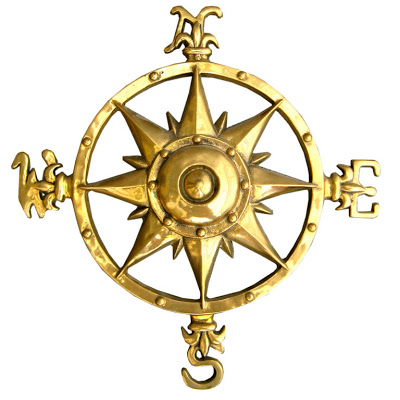 Distressed Compass Rose Nautical Tattoo Symbols Free