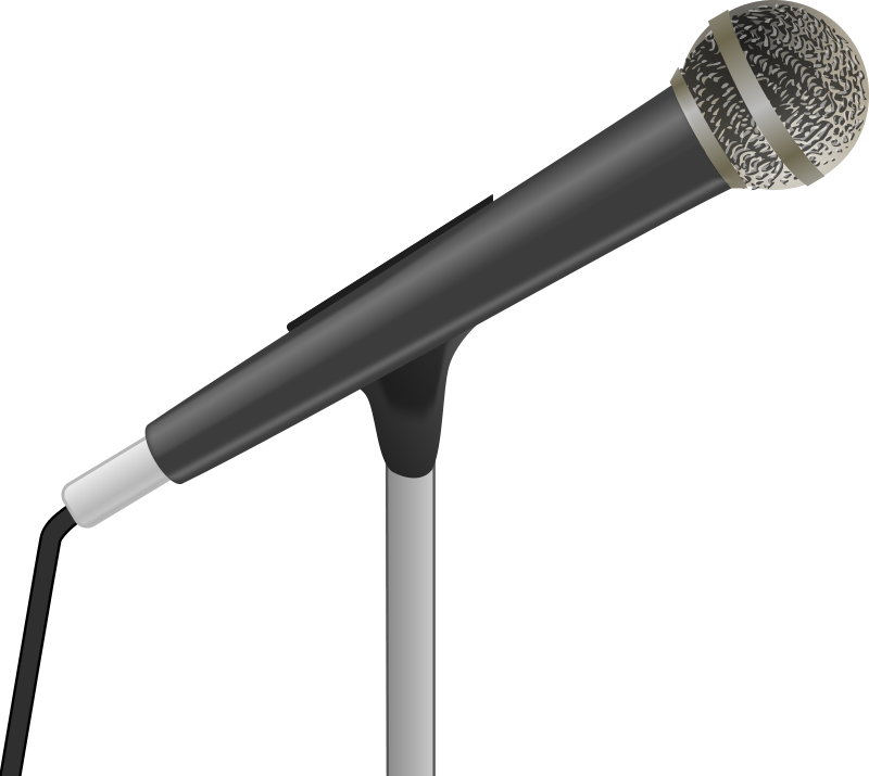 Free Realistic Microphone Clip Art