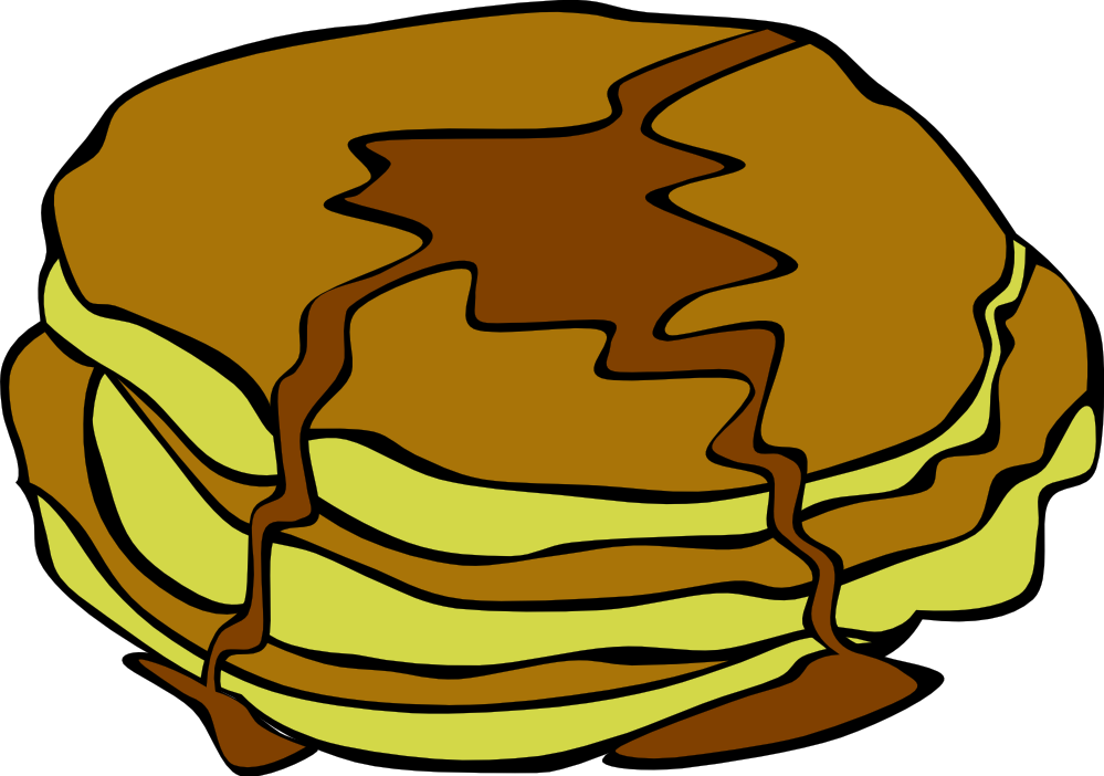 Free Pancakes for Breakfast Clip Art