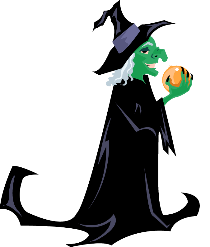 green witch clipart - photo #44