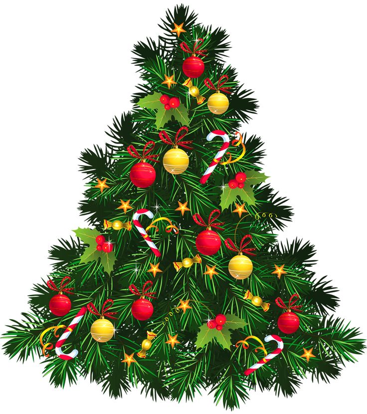 Christmas tree clip art large | alberi di natale | Pinterest