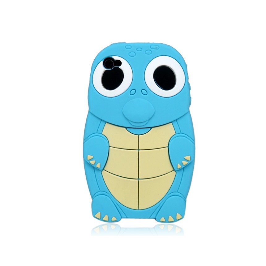 Creative Cartoon Turtle Shaped Silicone Protective Case for iPhone ...