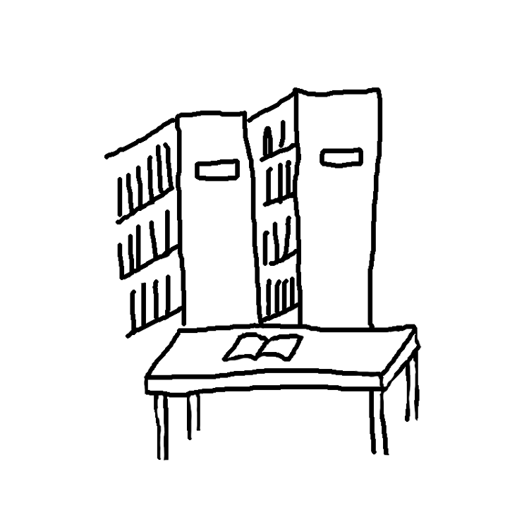 Library Clipart Black And White
