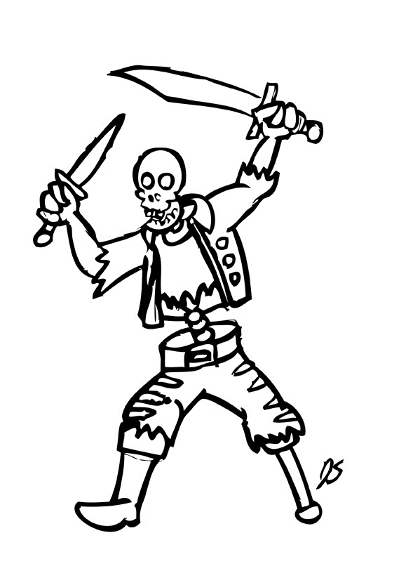 Free Printable Skeleton Coloring Pages For Kids