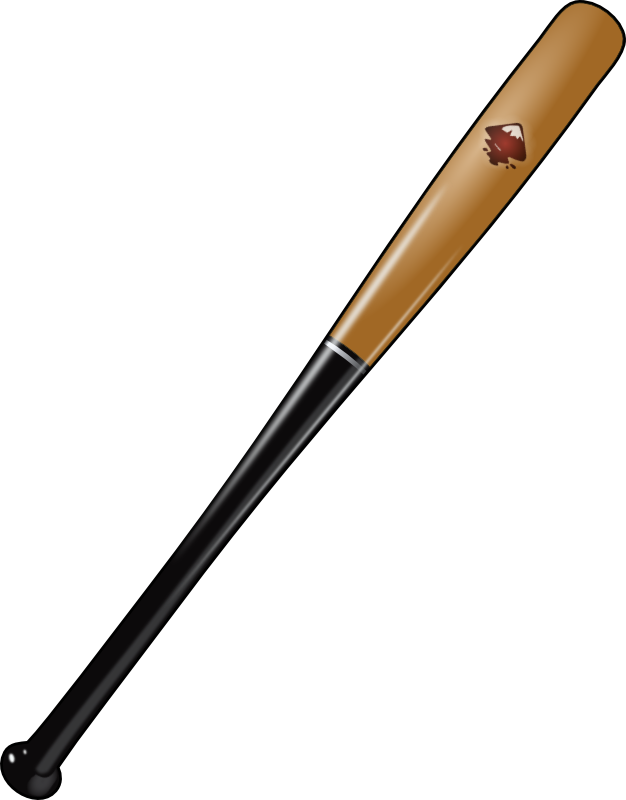 Clipart - Baseball Bat