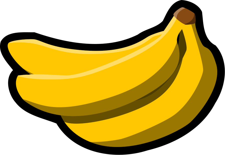 Shiny Banana SVG Vector file, vector clip art svg file