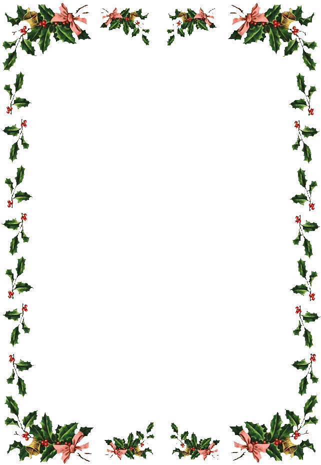 Christmas Holly Clip Art Border | quotes.