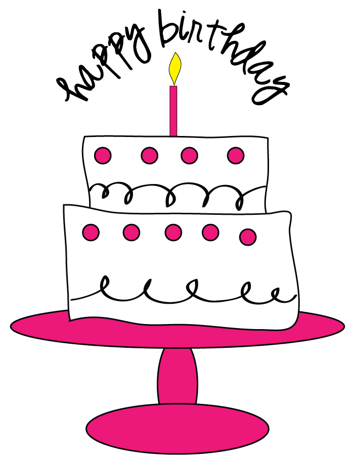 Cute Birthday Cupcake Clip Art