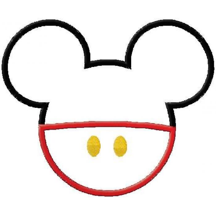 Mickey Mouse Head With Pants Clip Art | Clipart Panda - Free ...