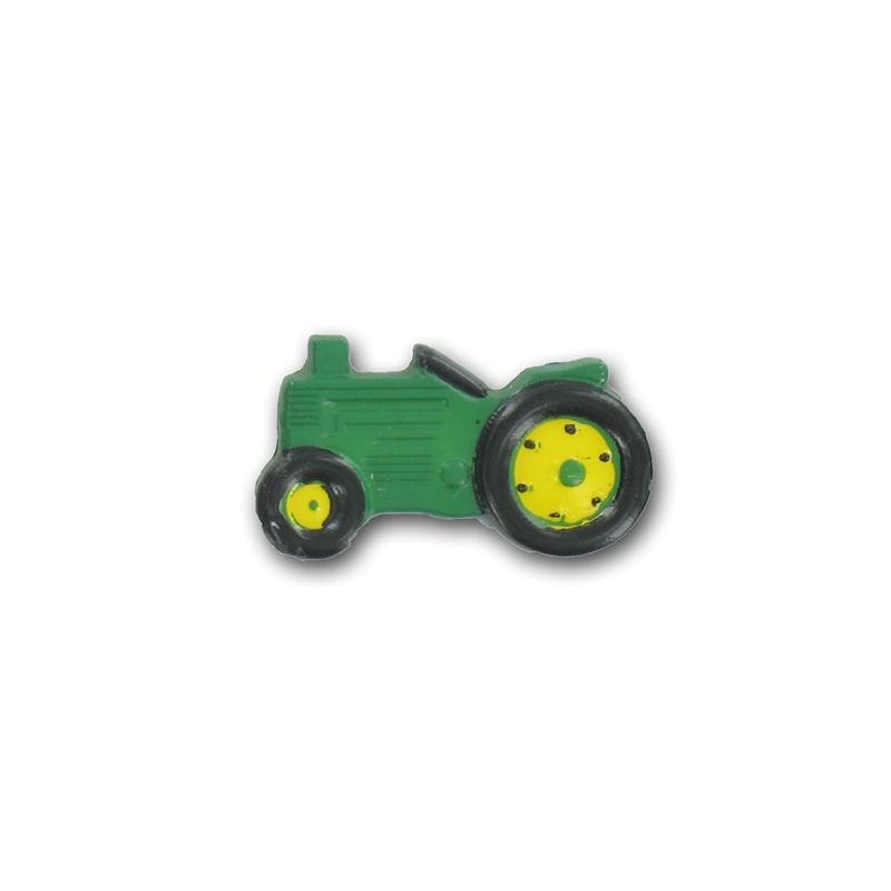 Dill Tractor Button Green 25Mm | Hobbycraft