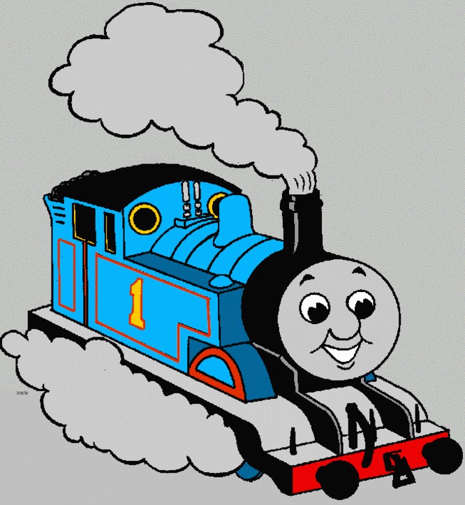 Thomas 2 decal, thomas the train cartoon, tv show decal, funny ...