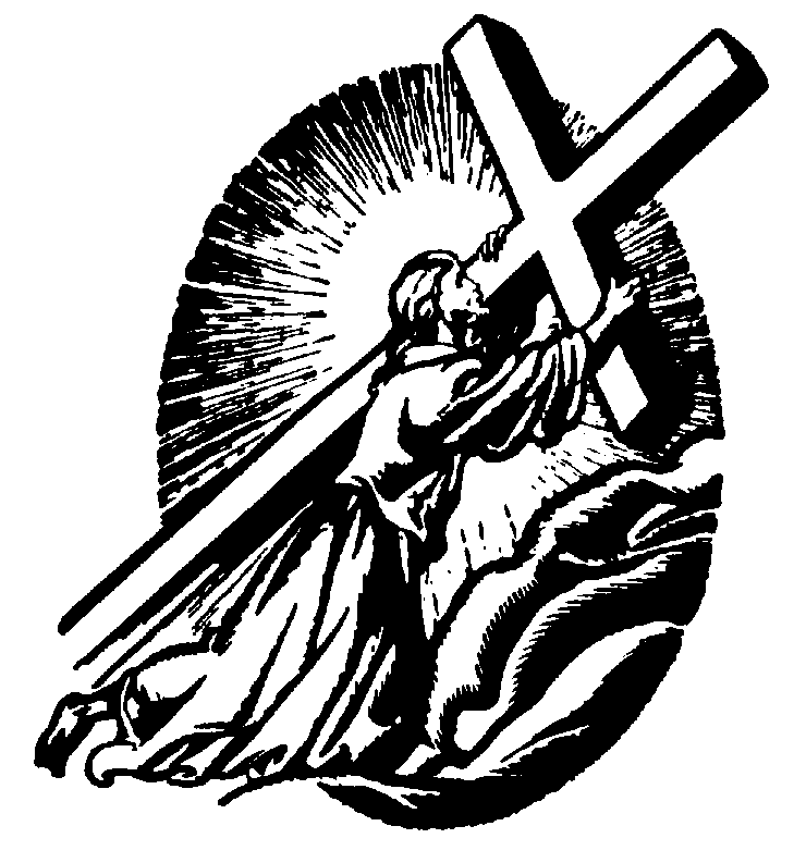 Gallery For > Jesus On Cross Clip Art Black And White