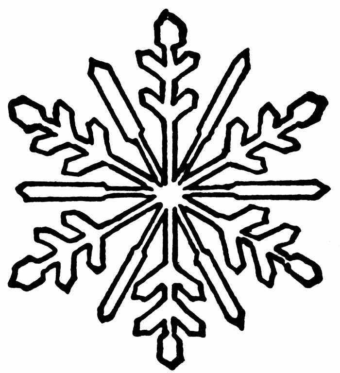 clipart of a snowflake - photo #34