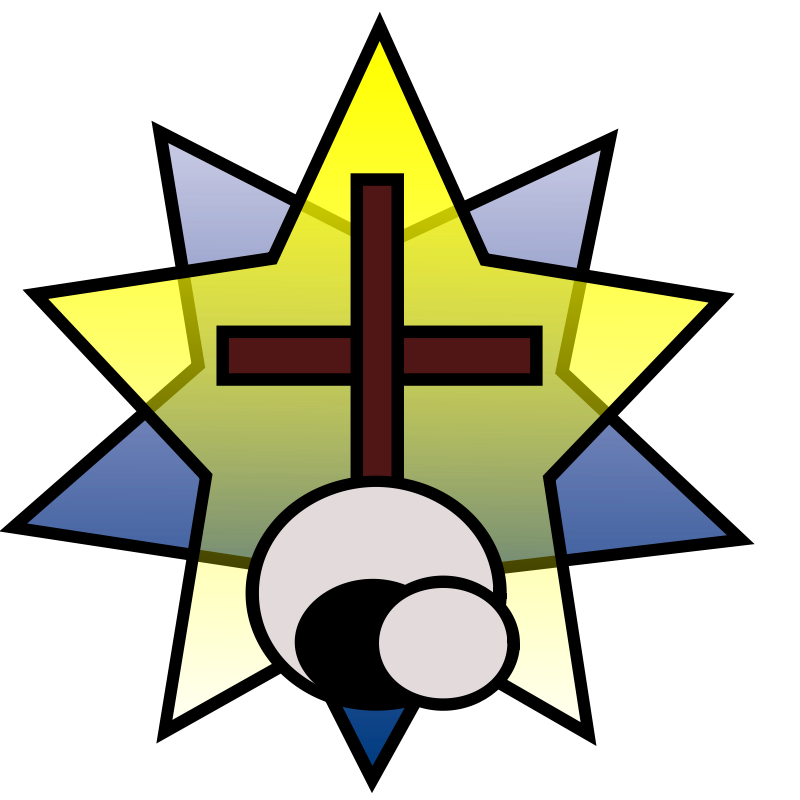 Clipart - Symbolism - Star, Cross, Empty Tomb