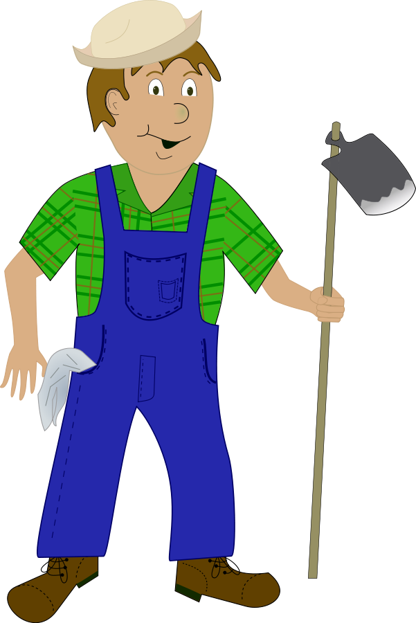 Farmer And Wife Clipart