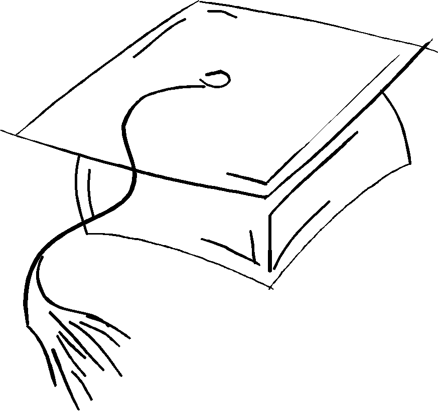 Graduation Cap Drawings