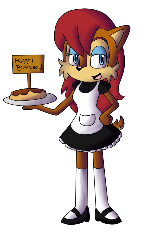 Happy Birthday from Sally the Maid by Stardust-Speedway on deviantART
