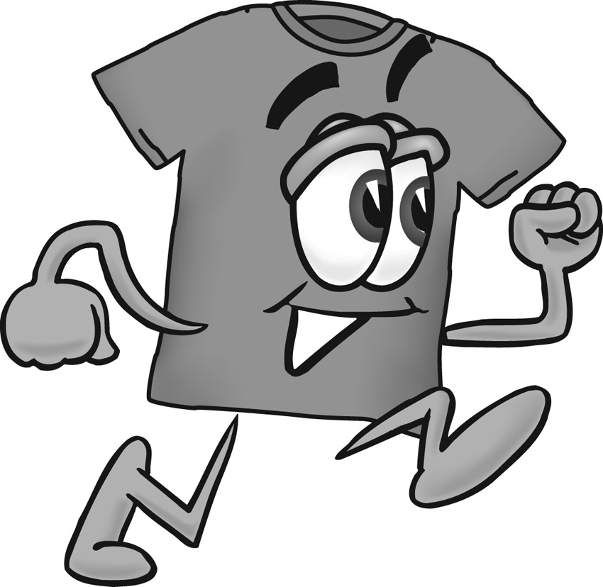 T Shirt Clip Art Black And White | Clipart Panda - Free Clipart Images