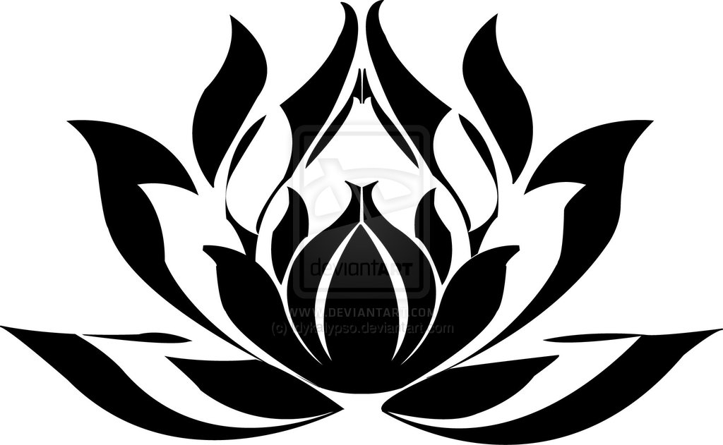 Lotus Flower Drawing Designs - Gallery