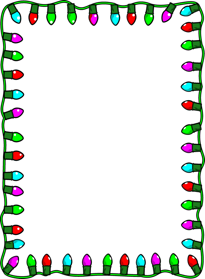 Clipart Christmas Lights Borders | Clipart Panda - Free Clipart Images