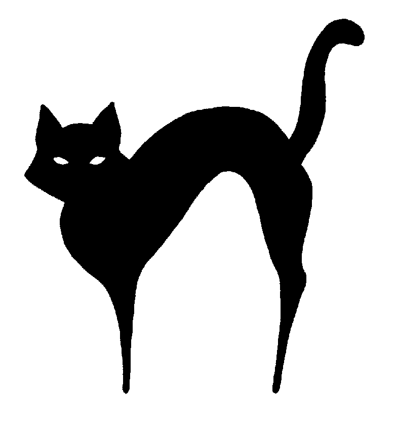 clipart black cat - photo #41