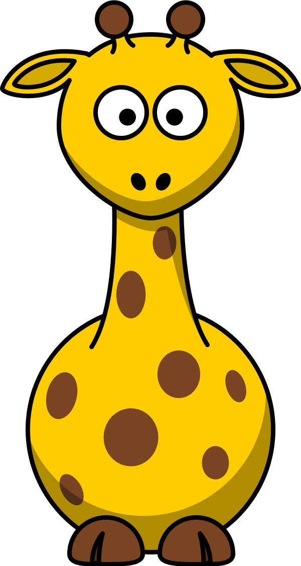 giraffe head - vector Clip Art