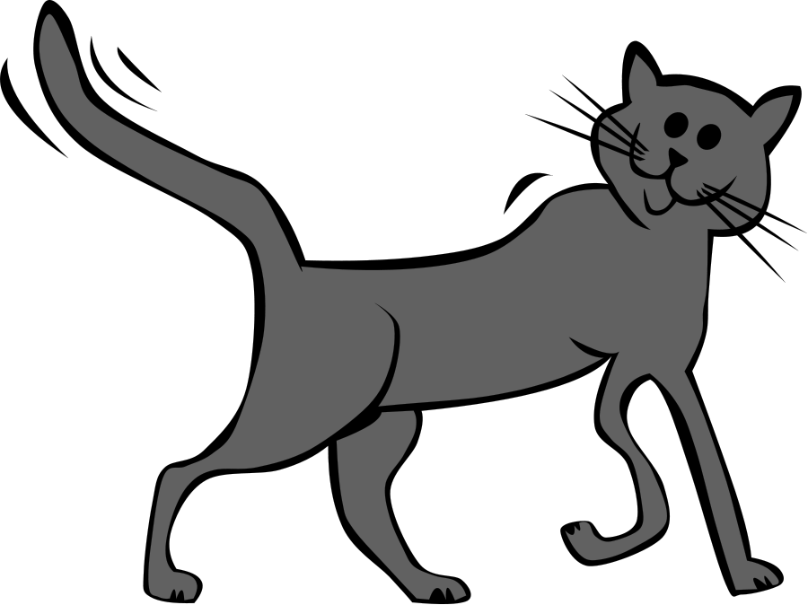 Cartoon Cat Clipart, vector clip art online, royalty free design ...