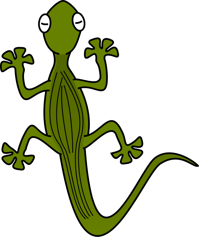Free Cartoon Lizard Clip Art