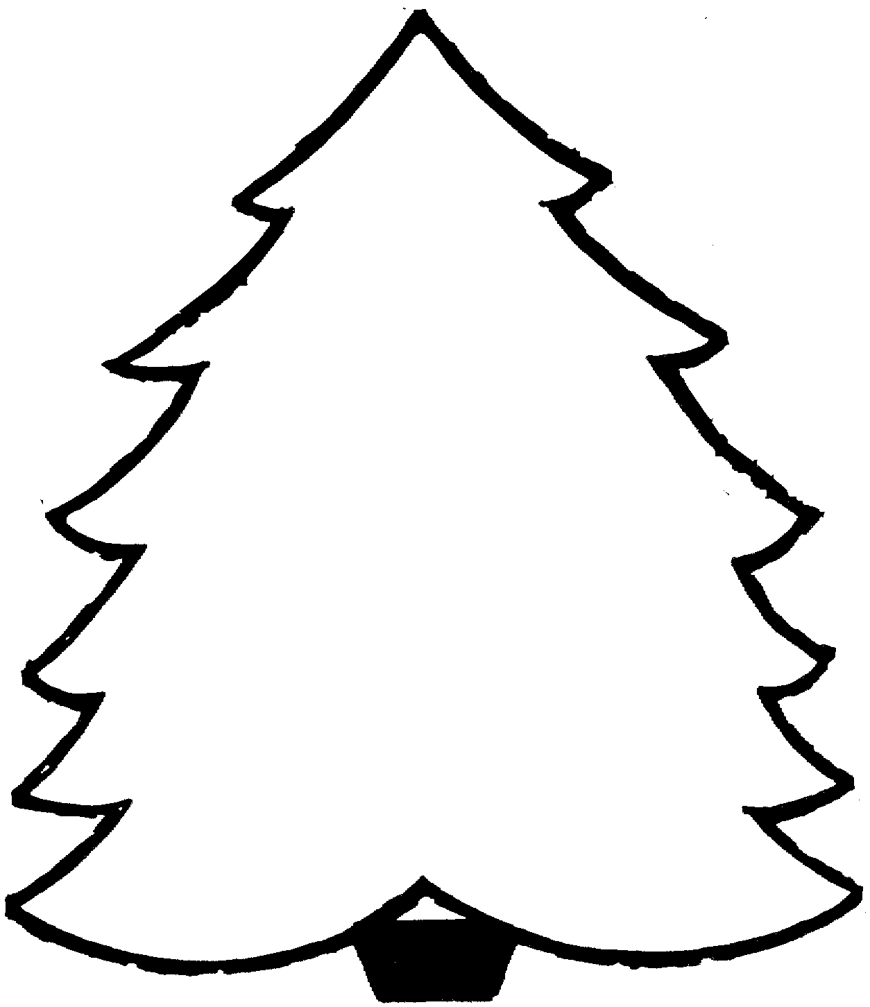 Xmas Stuff For > Modern Christmas Tree Drawing