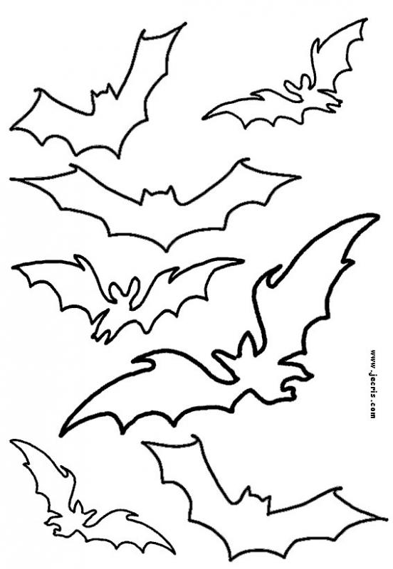 Halloween stencil patterns - Bats