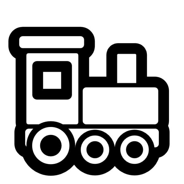 Trains Clipart Black And White - Gallery