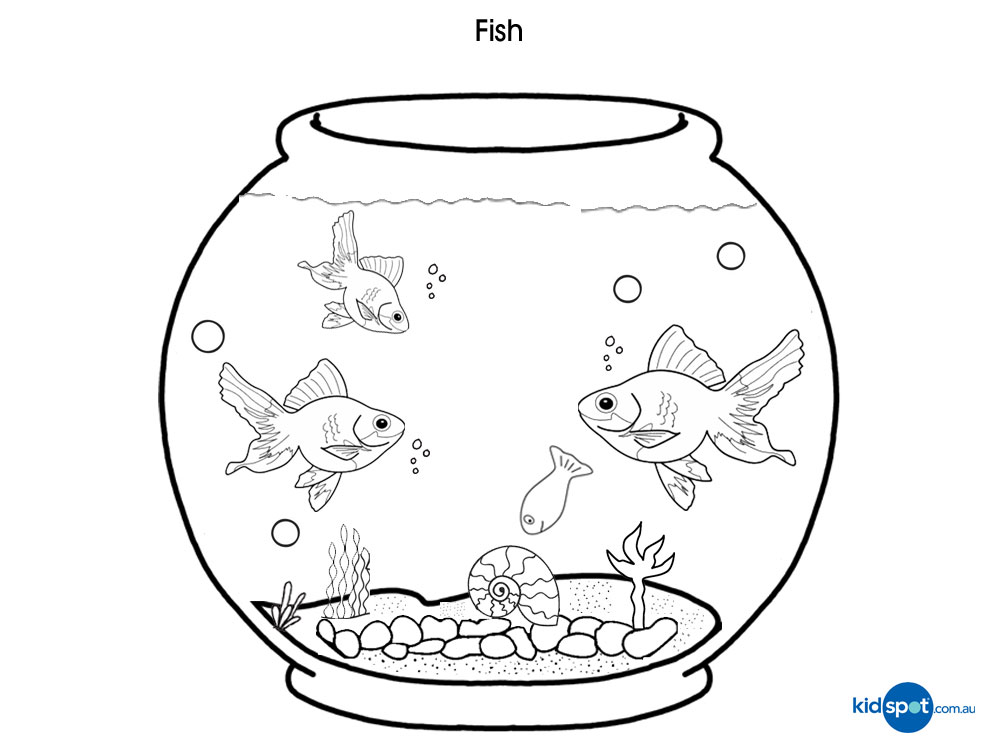 Fish Colouring Template - AZ Coloring Pages