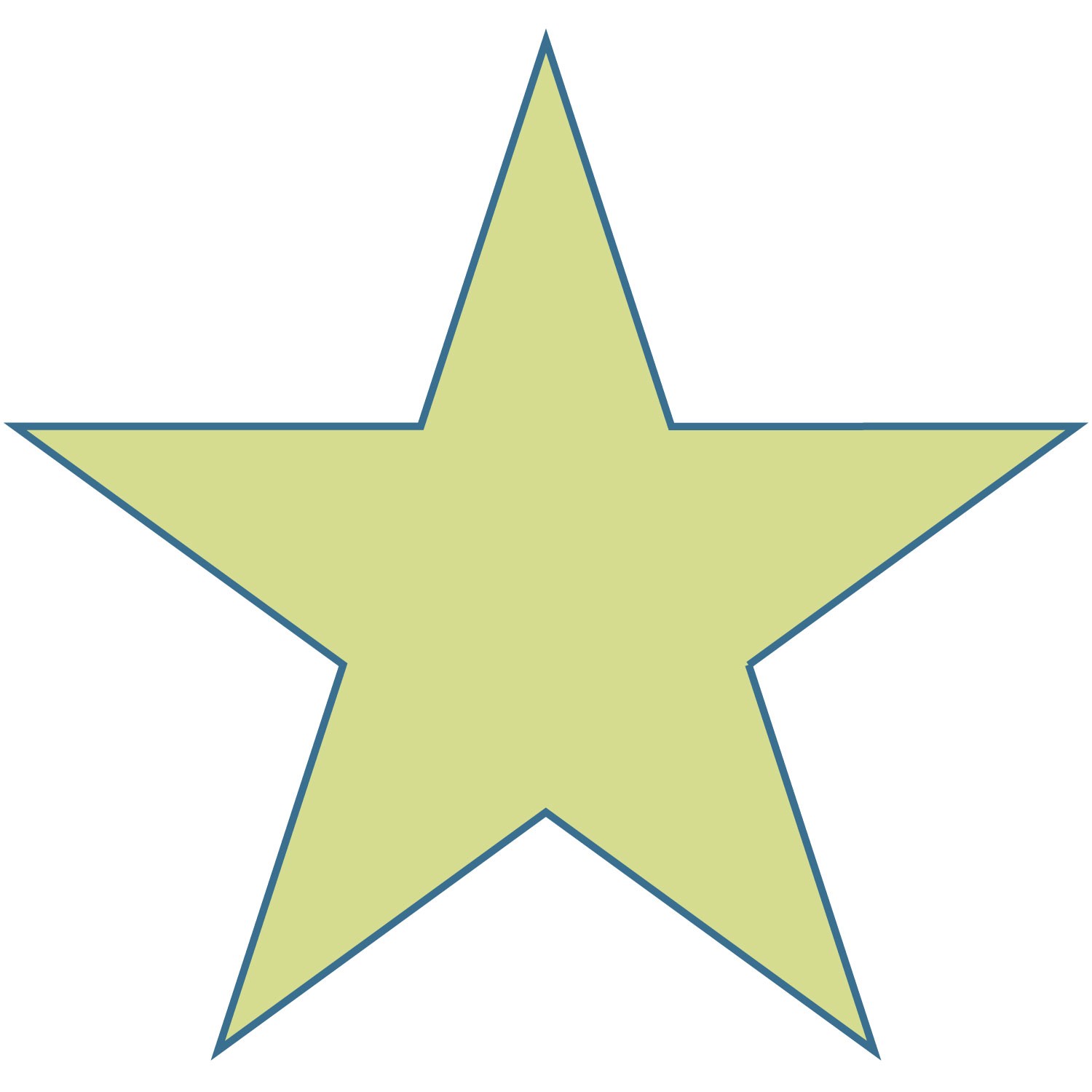 Large Star Printable Free