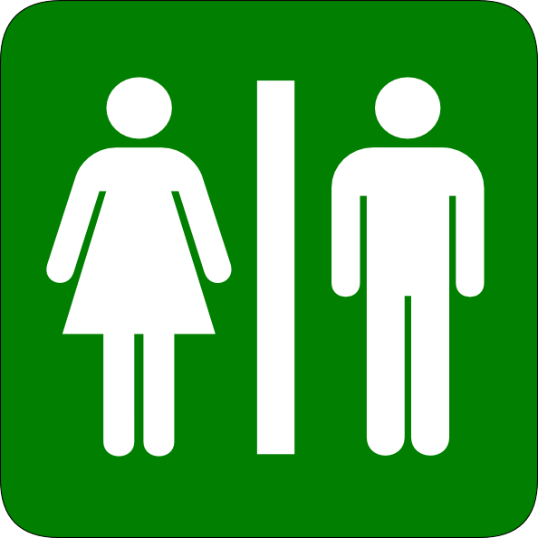 Man&woman Toilet Sign Clip Art at Clker.com - vector clip art ...