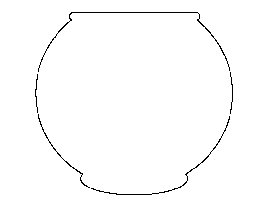 Printable Fish Bowl Template - Cliparts.co