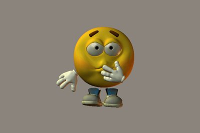 Animated Emoticon 3D Character Being Sick And Unhappy On A ...