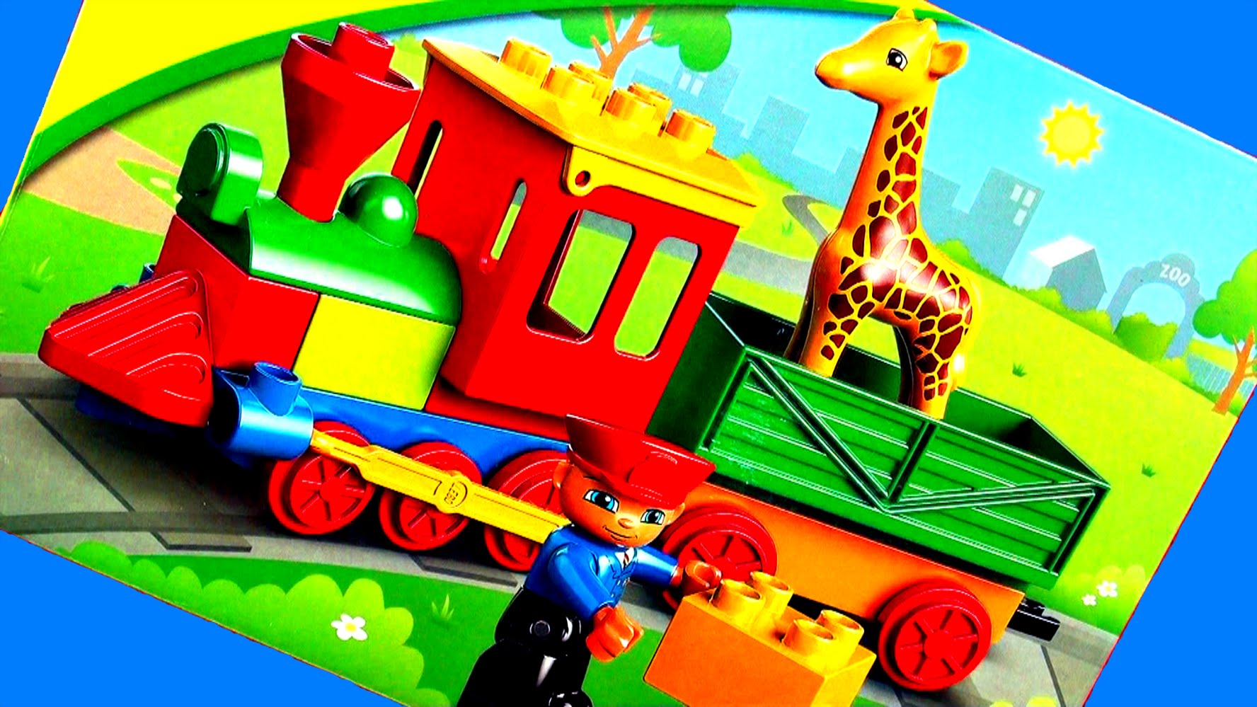 LEGO Duplo Zoo Train Shapes & Colors Playset Duplo Choo-Choo Train ...