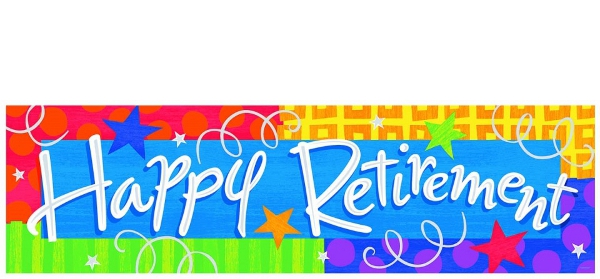 Banners & Other Decorations : Happy Retirement Banner