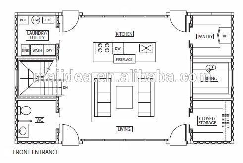 China Container House Drawing,Container Home Drawing,Modular ...