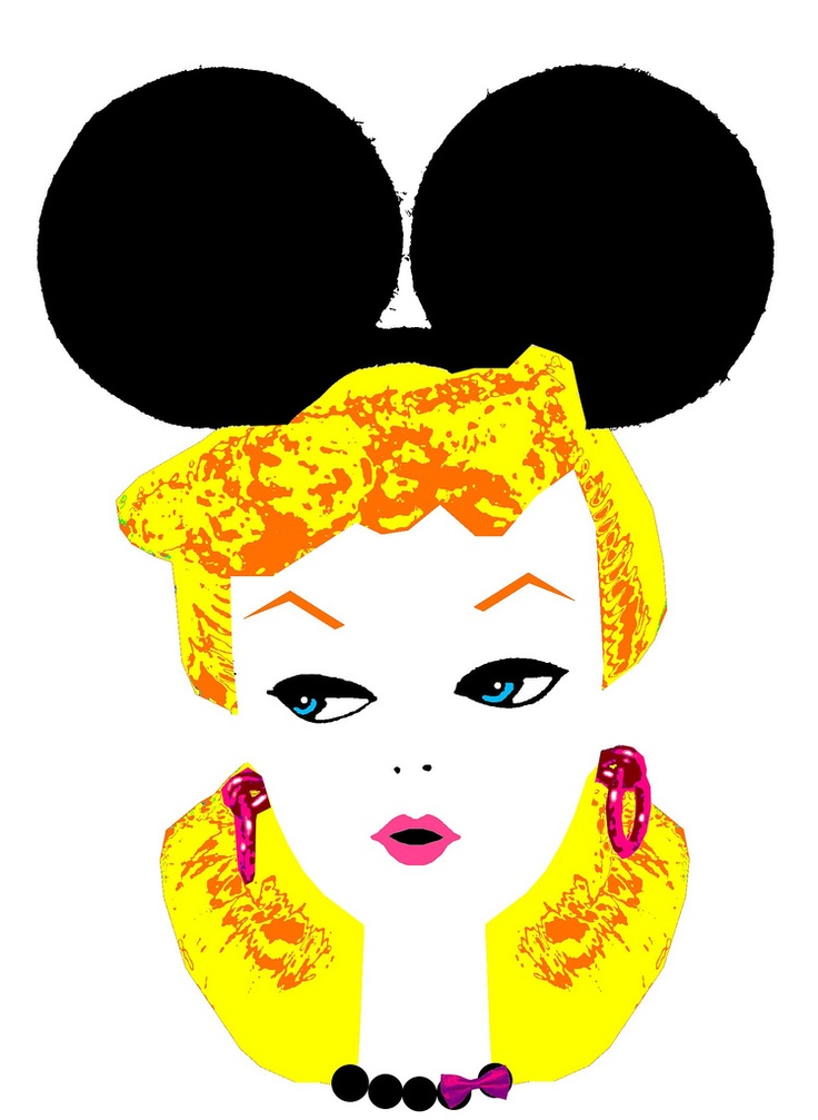 Barbie in Mickey Mouse Ears. | Disney Decor | Pinterest