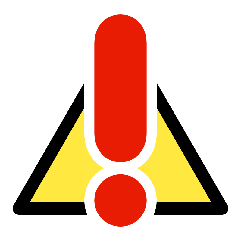 Clipart - primary gnome-warning