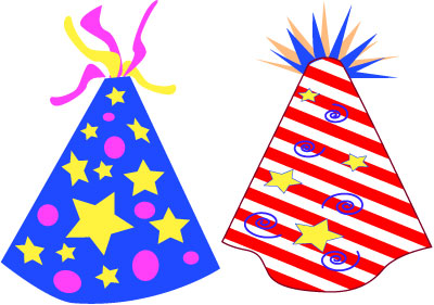 Clip Birthday Clip Year Clip Party Hats | Birthday Party Theme