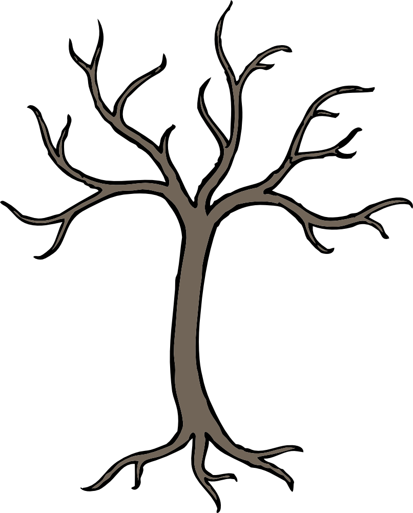 OnlineLabels Clip Art - Barren Tree
