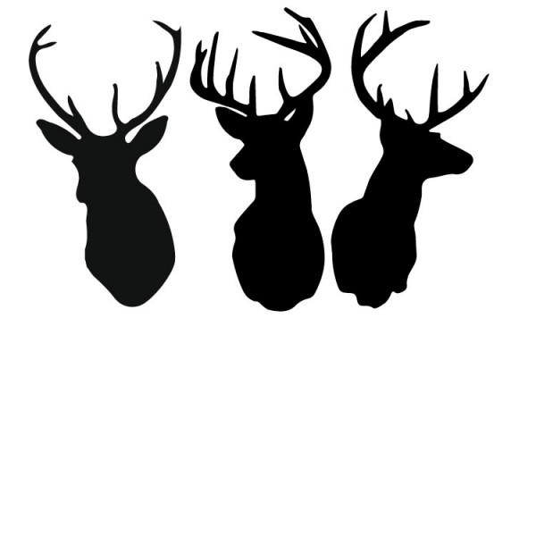 Pix For > Clip Art Deer Head