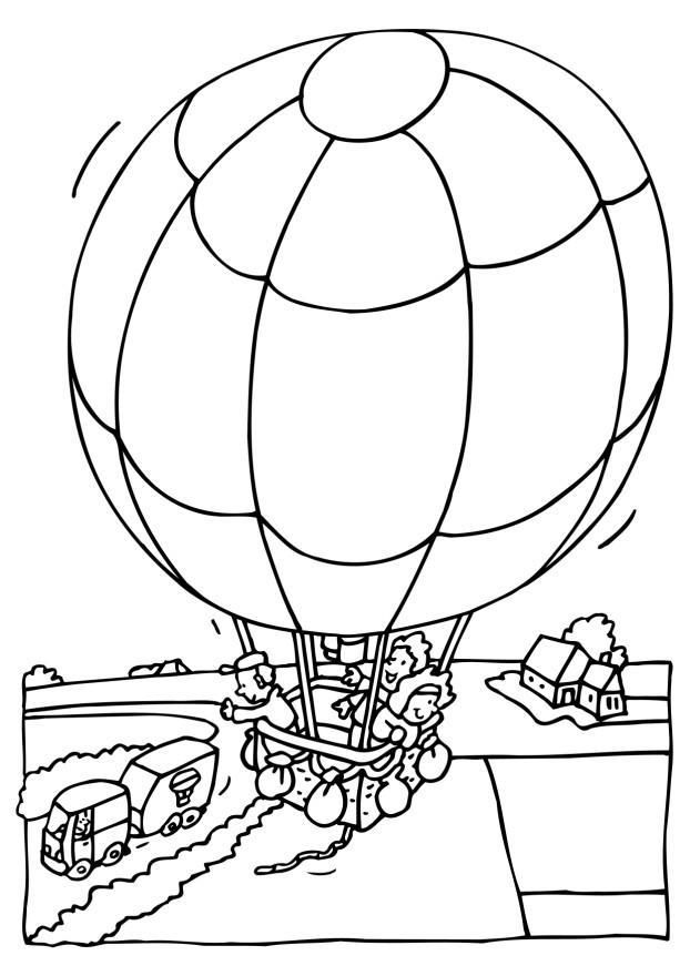 Printable hot air balloon pages Keep Healthy Eating Simple