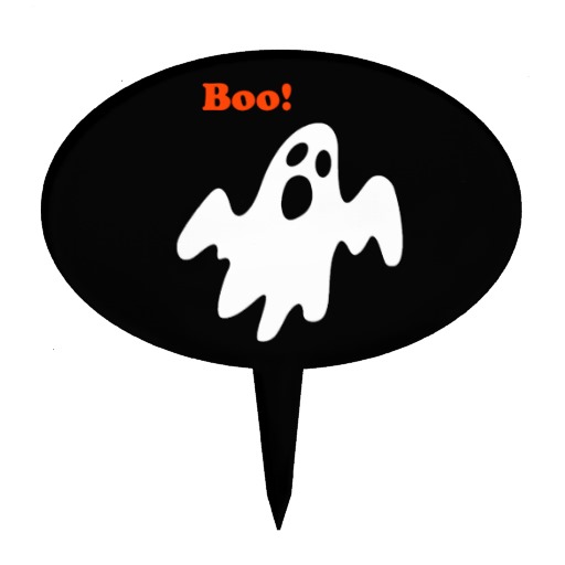 Boo Cake Toppers, Boo Cake Picks & Decorations